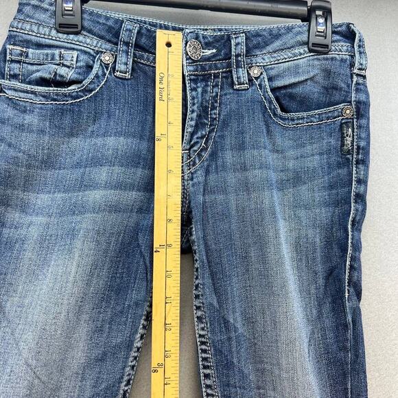 Silver Jeans Co Women's Suki Boot Cut Jeans Medium Denim Wash Blue Size 28X30 - Picture 6 of 14